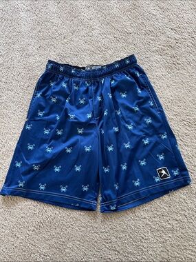 Men’s Lacrosse Unlimited Blue Crab with Lacrosse Sticks